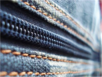 Zipper on Jeans